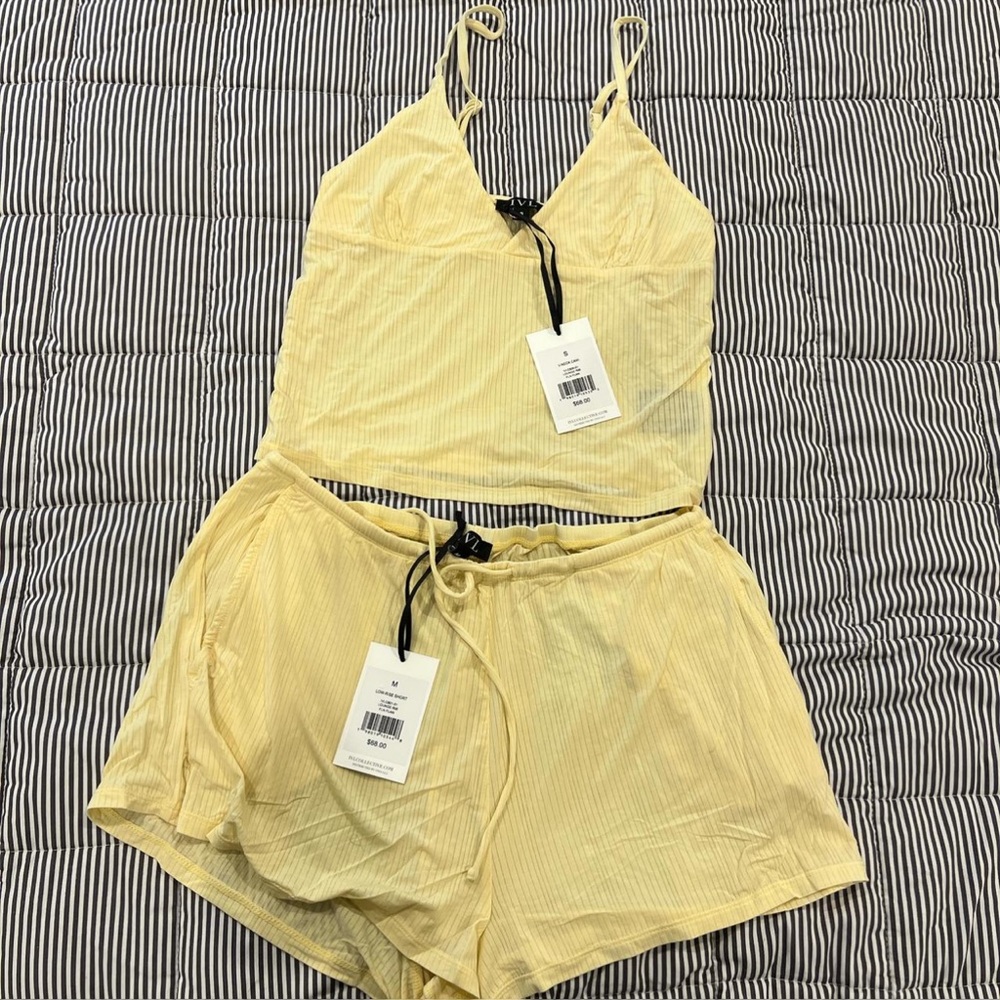 Luxe Yellow Women's Pajama Set